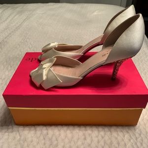 Kate Spade Ivory Wedding Heels